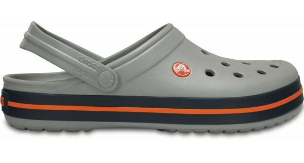 Сабо Крокси Crocband Clog Light Grey / Navy